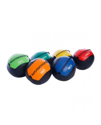 Durable PU Leather Soft Cheap Fitness Ball Strength Training Core  Soft Medicine Wall Ball Fitness Weight Ball