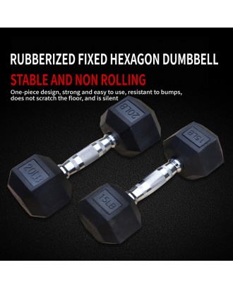 Factory Wholesale Strength Training Custom Black Rubber Hexagonal Dumbbells Adjustable Weight Dumbbell Set