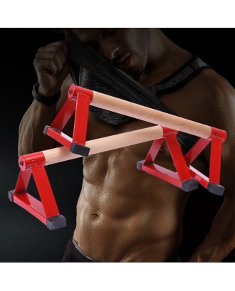 Amazon Sells Non-Slip Iron Triangle Training Push Up Bar Wooden Stretch Push up Stands Bars